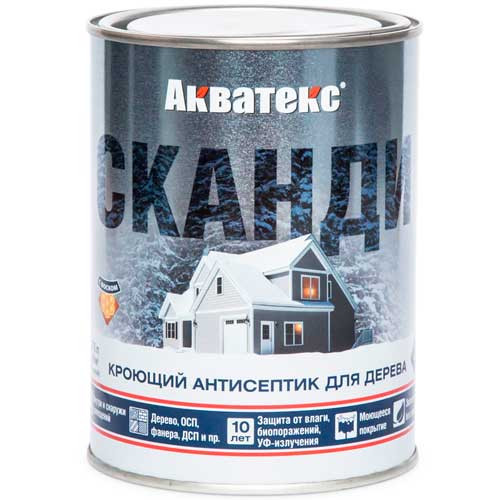 Кроющий антисептик Акватекс Сканди АЛЬПИЙСКОЕ УТРО 0.75 л